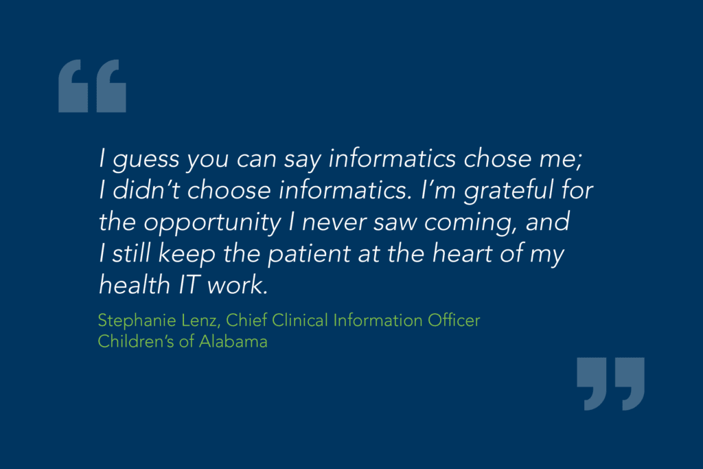 A quote about health IT from the Chief Clinical Information Officer.