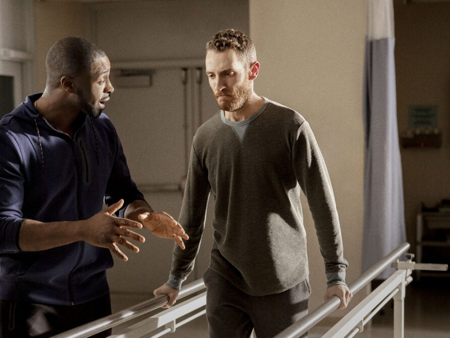 Doctor working with patient