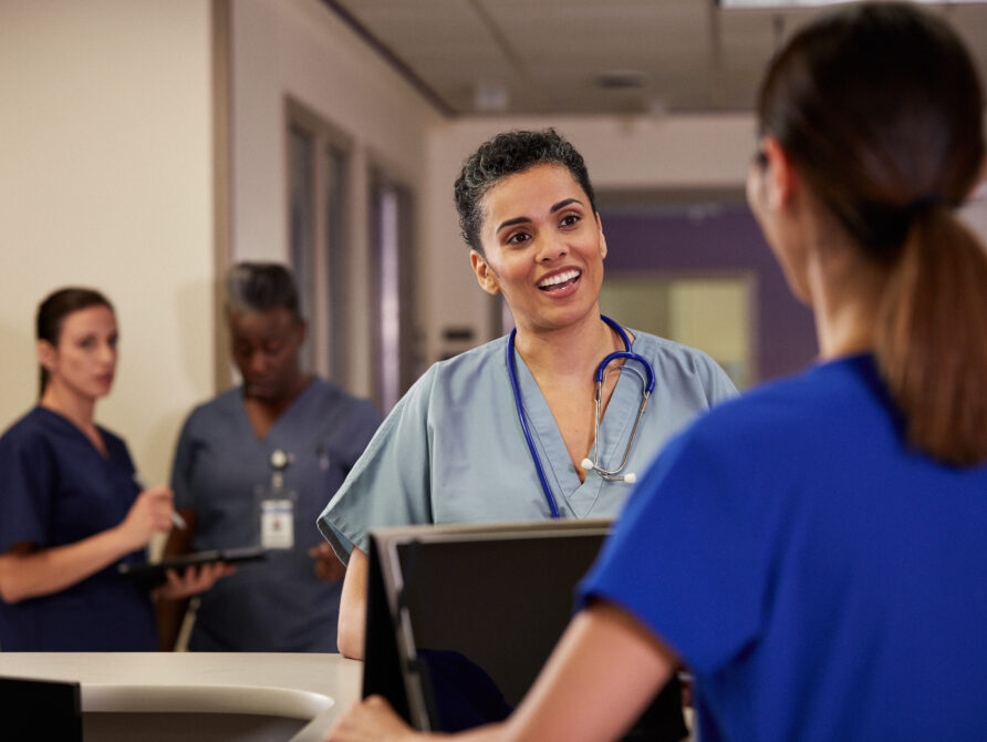 Image of nurse and doctor