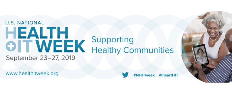 Image promoting Health IT week