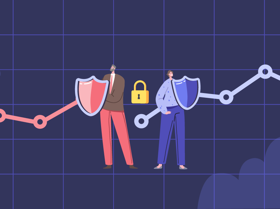 a graphical representation of cybersecurity and its financial implications