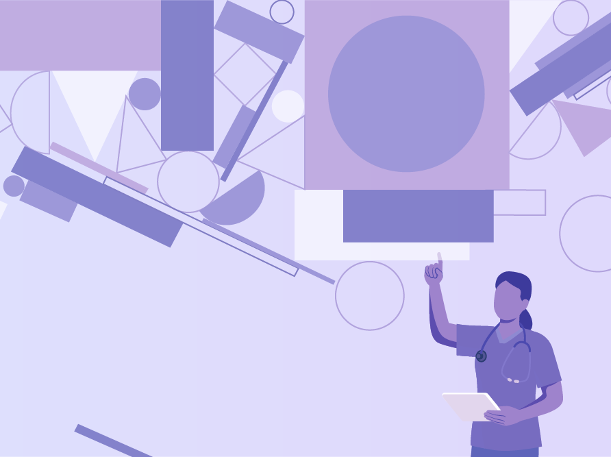 Graphical representation of disparate systems in healthcare.