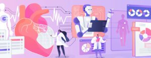 Doctors and robots working together