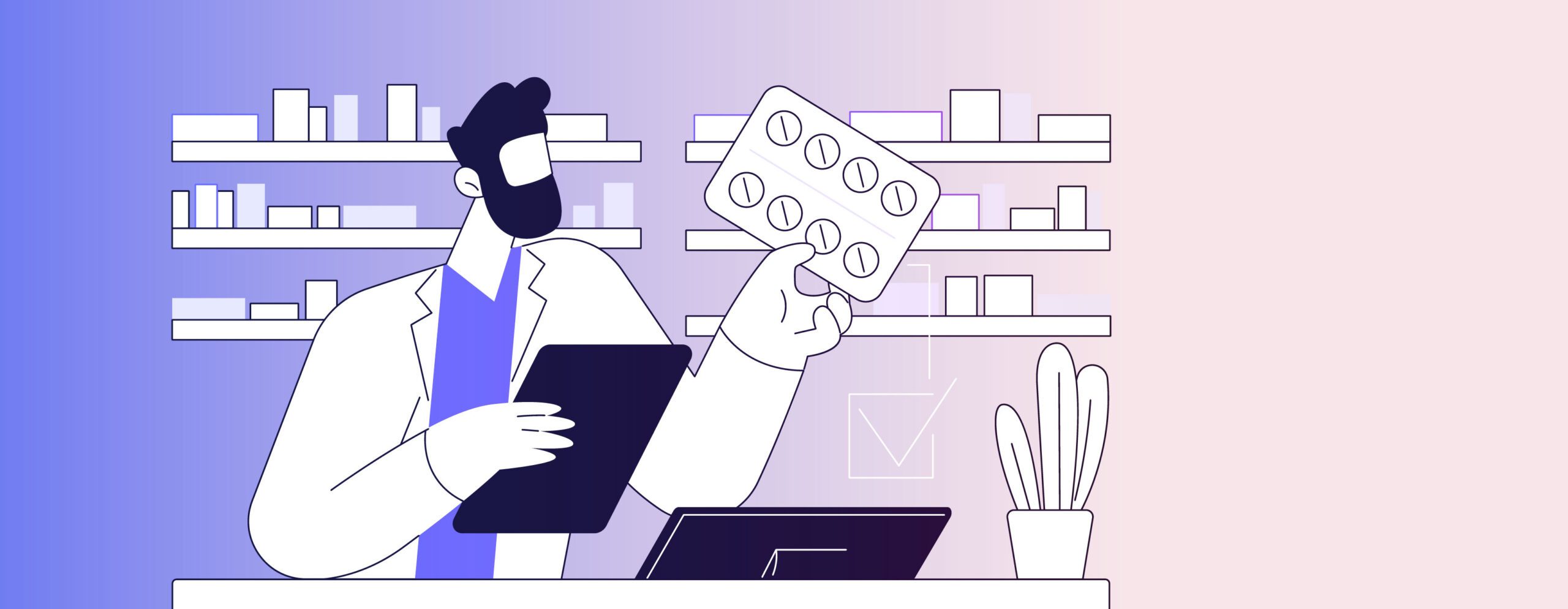 Graphical representation of pharmacist