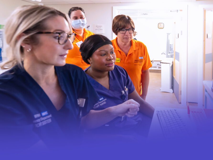 nurses in hospital room