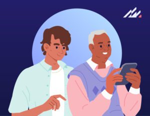 Patient engaging with doctor on phone