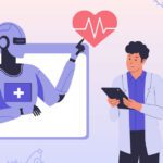 Robot representing AI